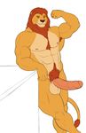  anthro anthrofied balls biceps big_penis chest_tuft disney erection feline flexing fur grin hair lion male mammal mufasa muscles nipples nude pecs penis pose presenting pubes sheath smile solo standing the_lion_king toned tuft uncut vamplust vein yellow_eyes 