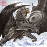  capcom dragon kushala_daora lowres monster_hunter no_humans ponkichi_(ponkichim) ponkichii wind 