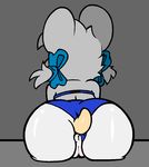  anthro anus big_anus big_butt bijou bikini bow butt clothed clothing female hamster hamtaro_(series) mammal pussy rodent roy_mccloud skimpy solo source_request swimsuit 