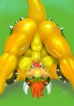  anthro anthrofied anus balls belly biceps big big_butt big_muscles big_penis blush bowser bowser_day bracelet butt chubby collar cum cum_leak cum_leaking dragon erection green_background hair horn iceman1984 jewelry king koopa looking_at_viewer looking_through_legs male mario_bros muscles nintendo nude open_mouth overweight pecs penis plain_background pose precum presenting presenting_hindquarters raised_tail red_eyes red_hair reptile royalty scalie shell smile solo spikes spread_legs spreading teeth thick thick_penis thighs tongue turtle upside_down vein veins video_games 