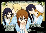  akiyama_mio alternate_hairstyle bespectacled black_eyes black_hair blonde_hair blue_eyes braid brown_eyes brown_hair english glasses hair_over_shoulder hirasawa_yui k-on! k-on!_movie kotobuki_tsumugi long_hair multiple_girls nakano_azusa romaji singing! tainaka_ritsu twin_braids twintails yamasaki_wataru 