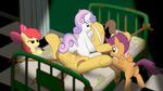  apple_bloom_(mlp) applebloom_(mlp) balls bdsm bed blindfold bondage bound caramel caramel_(mlp) cowgirl cowgirl_position cub cutie_mark_crusaders_(mlp) domination equine female female_domination feral forced friendship_is_magic gag horse jepso lying male mammal my_little_pony on_back on_top pegasus penetration penis pony pussy rape scootaloo_(mlp) sex straddling straight sweetie_belle_(mlp) vaginal vaginal_penetration wings young 