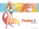  animal_ears firefox firefox3 fox_ears fox_tail highres os-tan personification solo tail takashima_aki visor 