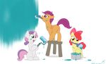  alpha_channel apple_bloom_(mlp) applebloom_(mlp) brush bucket cub cutie_mark_crusaders_(mlp) equine fatalfox female feral friendship_is_magic hi_res horn horse mammal my_little_pony paint painting pegasus pony scootaloo_(mlp) sweetie_belle_(mlp) translucent unicorn wings young 