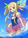  1girl arm_floats beach elle_mel_martha floaties innertube long_hair namco school_swimsuit swimsuit tales_of_(series) tales_of_xillia tales_of_xillia_2 water_wings 