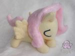  equine eyes_closed female feral fluttershy_(mlp) friendship_is_magic hair horse mammal my_little_pony pegasus pink_hair pinkuart plushie pony sleeping solo wings 