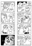  4koma adventure_time alien_(franchise) anthro anthrofied comic dialog dialogue english_text equine female fluttershy_(mlp) friendship_is_magic horse jake jake_the_dog male mammal meme my_little_pony pegasus pinkie_pie_(mlp) pony reaction reaction_image shepherd0821 text transformation wings 