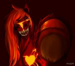  brohoof equine feral fire glowing hooves horse looking_at_viewer magma male mammal pn09 pony solo warm_colors 