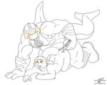  anal_penetration anthro biceps bottomless cetacean darwen duo erection gay huge_muscles hypnosis injection interspecies male mammal marine mind_control muscles mustelid nude orca otter pecs penetration penis sex whale wolfblade wuffamute 