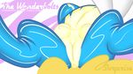  2012 anus english_text equine female friendship_is_magic hair latex mammal my_little_pony orange_hair pegasus pussy rubber skinsuit solo surprise_(mlp) taharon teats text wings wonderbolts_(mlp) 