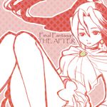  artist_request copyright_name final_fantasy final_fantasy_iv final_fantasy_iv_the_after long_hair lowres monochrome pink ponytail porom solo 