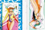  80s bikini kikuchi_michitaka lotion magical_emi mahou_no_star_magical_emi mon_mon monmon official_art oldschool swimsuit 