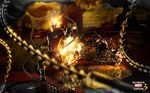  1boy capcom chains fire ghost_rider highres male male_focus marvel marvel_vs._capcom marvel_vs._capcom_3 marvel_vs_capcom marvel_vs_capcom_3 motor_vehicle motorcycle skull solo vehicle wallpaper 