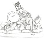  anthro avoid_posting bdsm bound breasts chinchilla collar conditional_dnp domination duo eyewear female female_domination glasses male mammal marsupial moodyferret opossum rodent sinclaire whiskers 
