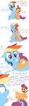  comic crying cub dialog dialogue english_text equine eyes_closed female feral friendship_is_magic gavalanche hair horse huge imminent_beating mammal multi-colored_hair my_little_pony navel open_mouth pegasus pink_eyes pony purple_eyes purple_hair rainbow_dash_(mlp) rainbow_hair scootaloo_(mlp) tears teeth text wings young 