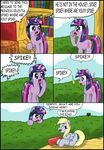  ciriliko comic creeper cutie_mark derpy_hooves_(mlp) dialog dialogue english_text equine eyes_closed female feral friendship_is_magic hair horn horse mammal megaphone minecraft multi-colored_hair my_little_pony pegasus pony text twilight_sparkle_(mlp) unicorn video_games wings 