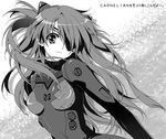  artist_name bangs bodysuit breasts carnelian duct_tape evangelion:_3.0_you_can_(not)_redo eyepatch floating_hair greyscale hair_ornament light_smile long_hair looking_at_viewer medium_breasts monochrome neon_genesis_evangelion number plugsuit rebuild_of_evangelion shikinami_asuka_langley smile souryuu_asuka_langley turtleneck upper_body very_long_hair 