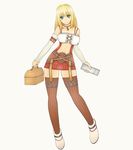  blonde_hair fiorung green_eyes highres skirt thighhighs xenoblade 