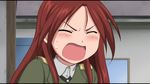  1girl angry blush military military_uniform minna-dietlinde_wilcke monizumi_ishikawa photoshop red_hair shouting strike_witches uniform yelling 