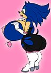  2012 anthro areola big_breasts big_butt blue_hair breasts butt clothing green_eyes hair hedgehog herm huge_breasts huge_butt hyper hyper_breasts hyper_butt intersex nipples nude penis plain_background sega solo sonic_(series) sonic_the_hedgehog tehsean thighs transformation transgender wide_hips 