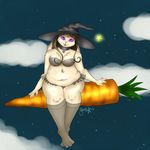  breasts carrot chubby female hat lagomorph magic_user mammal moring_starr morning_starr panties rabbit underwear witch 