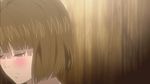  animated animated_gif blush breasts brown_hair cleavage hime_cut kuramoto_ayumi short_hair sket_dance towel 