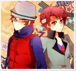  atlus persona persona_1 persona_2 pixiv_thumbnail red_hair uesugi_hidehiko yoshisawa 