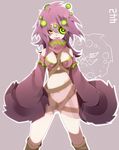  breasts detached_sleeves eyepatch gen_4_pokemon green_eyes highres medium_breasts personification pink_hair pokemon short_hair solo spiritomb takeshima_(nia) 