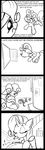  arachnid arthropod black_and_white cigar comic crying cub dialog dialogue english_text equine female feral friendship_is_magic gavalanche hair horn horse humming insect mammal monochrome my_little_pony pony rarity_(mlp) sibling siblings sisters smoking spider sweetie_belle_(mlp) tears text unicorn young 