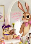  blush cadbury cadbury_bunny chocolate emma_cook female lagomorph lipstick mammal mirror nude rabbit 
