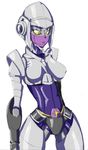  breasts female highres marokko_(41evol) mecha nightbird_(transformers) ninja robot_girl transformers 