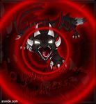  claws cynder dark_cynder dragon evil fear female glowing_eyes horn power spyro_the_dragon teeth tongue video_games 