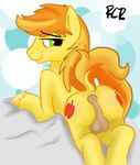  anal balls braeburn_(mlp) butt equine feral friendship_is_magic horse male mammal my_little_pony pony postsex rawrcharlierawr solo 