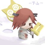  a.b.a artist_request bandages chibi guilty_gear key key_in_head lowres paracelsus red_hair solo 