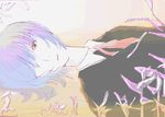  animated animated_gif ayanami_rei blinking blue_hair hair_over_one_eye neon_genesis_evangelion pale_skin red_eyes short_hair solo 