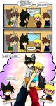  canine cat comic dog feline fox human mammal raxki_yamato raxkiyamato school swearing webcomic 