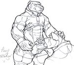  anthro badger balls biceps big_penis canine clothing dog duo erection fellatio fur gay male mammal muscles mustelid oral oral_sex pecs penis pissy_badger pissybadger rugby sex shirt shorts thick_penis vein veins 