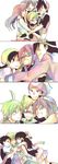  6+boys bad_id bad_pixiv_id blue_(pokemon) blush closed_eyes crystal_(pokemon) diamond_(pokemon) embarrassed emerald_(pokemon) gold_(pokemon) headwear_removed highres hug mitsuru_(pokemon) multiple_boys multiple_girls odamaki_sapphire ookido_green pearl_(pokemon) platinum_berlitz pokemon pokemon_special red_(pokemon) ruby_(pokemon) silver_(pokemon) smile traditional_media udog yellow_(pokemon) 