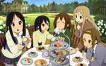  akiyama_mio black_hair blonde_hair blue_eyes brown_eyes brown_hair eyebrows highres hirasawa_yui k-on! kotobuki_tsumugi multiple_girls nakano_azusa official tainaka_ritsu 