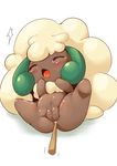  anal anal_insertion anal_object_insertion anal_penetration artist_request blush censored eyes_closed female furry insertion nintendo no_humans object_insertion penetration pok&#233;mon pok&eacute;mon pokemon pussy ukanmuriman unknown_artist video_games whimsicott 