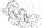  cutie_mark equine eyes_closed female feral friendship_is_magic hair horse long_hair mammal monochrome my_little_pony navel nipples pegasus pinkamena_(mlp) pinkie_pie_(mlp) plain_background pony pussy rainbow_dash_(mlp) sketch smile sucking teats tg-0 udders white_background wings 