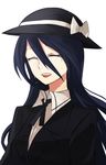  anetai_toyone aoki_shizumi blazer closed_eyes crying hat jacket long_hair miyamori_school_uniform necktie saki solo spoilers tears 