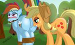  applejack friendship_is_magic my_little_pony rainbow_dash ziemniax 