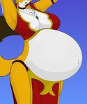  belly big_breasts breasts canine chest_tuft clothed clothing edit emerald featgary female fox invalid_tag jewelry loincloth mammal mod navel pregnant premilf shopped skimpy tuft vulpin 