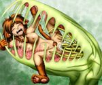  animal_ears breasts furry monster nipples nude orange_hair plant plant_monster plant_vore rape sex tail tears tentacle uncensored vaginal venus_flytrap vore 