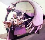 aimaimoco bad_id bad_pixiv_id blazblue blonde_hair cape carl_clover doll glasses gloves hat nirvana perspective shorts 
