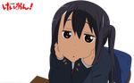  black_hair brown_eyes k-on! nakano_azusa seifuku transparent vector 