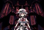  bad_id bad_pixiv_id fori hat red_eyes remilia_scarlet ribbon short_hair solo touhou wings 