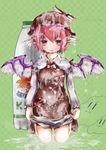  animal_ears bird_wings kefir mystia_lorelei open_mouth shoegaze short_hair solo suggestive_fluid touhou unhappy wings 