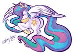  cappuccino equine female feral friendship_is_magic horn mammal my_little_pony princess_celestia_(mlp) solo winged_unicorn wings 